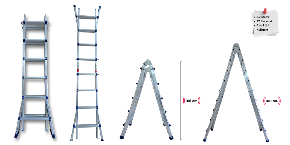 Kompakt ve Güvenli Yüksek Çalışmalar İçin Mini Dev Merdiven Gerçekten Fark Yaratıyor mu?