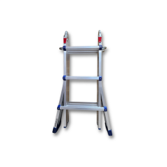 Endokon 300 cm. 10 Basamak A ve I Tipi Katlanıp Uzayabilen Mini Dev Alüminyum Merdiven