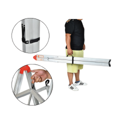 Endokon 2*4 142 cm Katlanır Alüminyum Çubuk Merdiven