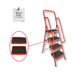 Endokon Tutma Kollu 4 Basamaklı Merdiven, Geniş Basamaklı