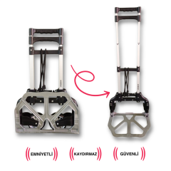 Endokon Katlanır - Tekerlekli Alüminyum Çek Çek