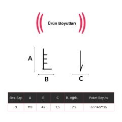 Endokon Portatif Çekçekli Merdiven - Tekerlekli - İkisi Bir Arada - 3 Basamaklı