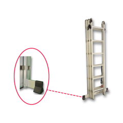 3x6 Basamak A Tipi Sürgülü Alüminyum Merdiven
