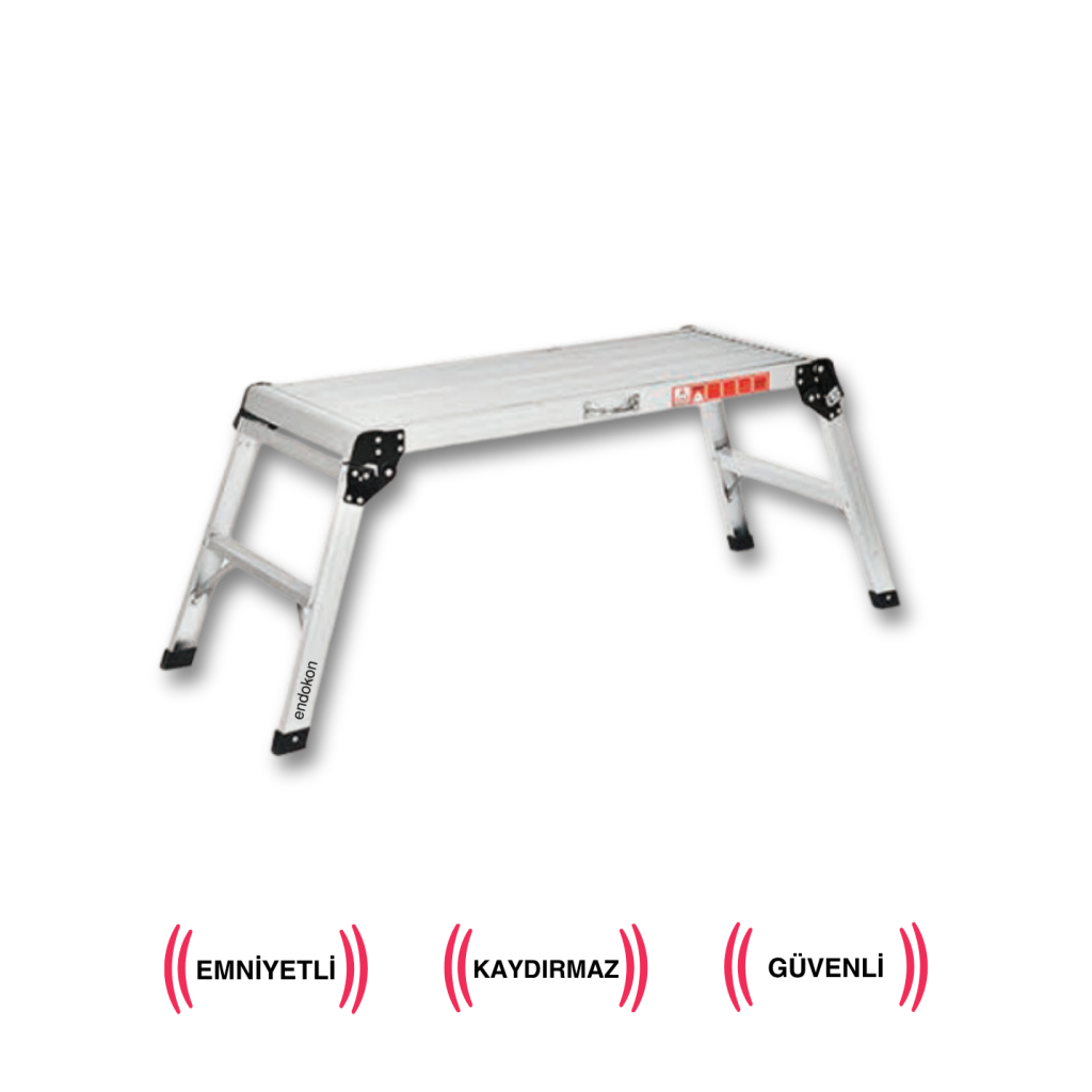 Endokon 108-42-50 cm Katlanır Alüminyum İş Platformu