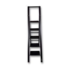 Endokon Tutma Kollu Şık Alüminyum Merdiven – 5 Basamaklı - Siyah