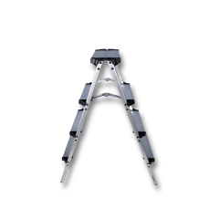 Endokon Geniş Basamaklı Katlanır Alüminyum Merdiven - 4 Basamaklı - Çift Taraflı Merdiven