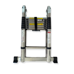 Endokon 220 + 220 cm. - 7+7 Basamaklı Teleskopik Çelik Merdiven